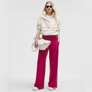 Lululemon Align Palazzo Pant Regular Magenta Smoke size 14 inseam 32” tall